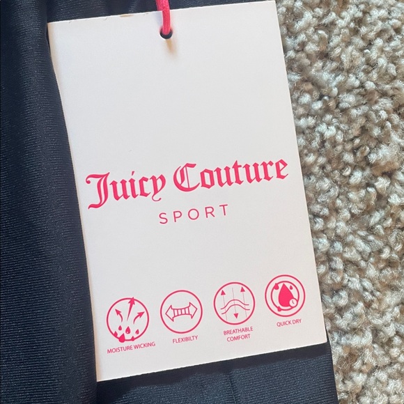 Juicy Couture Black Mini Skirt with Pink Logo - Picture 6 of 7
